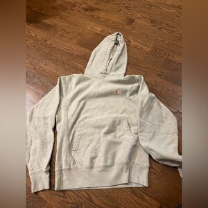 Champion Reverse Weave Hoodie – Gray – Size Small